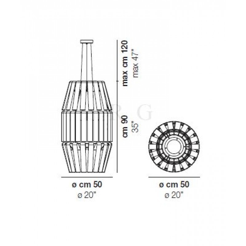 Люстра Vistosi RIM SP 90