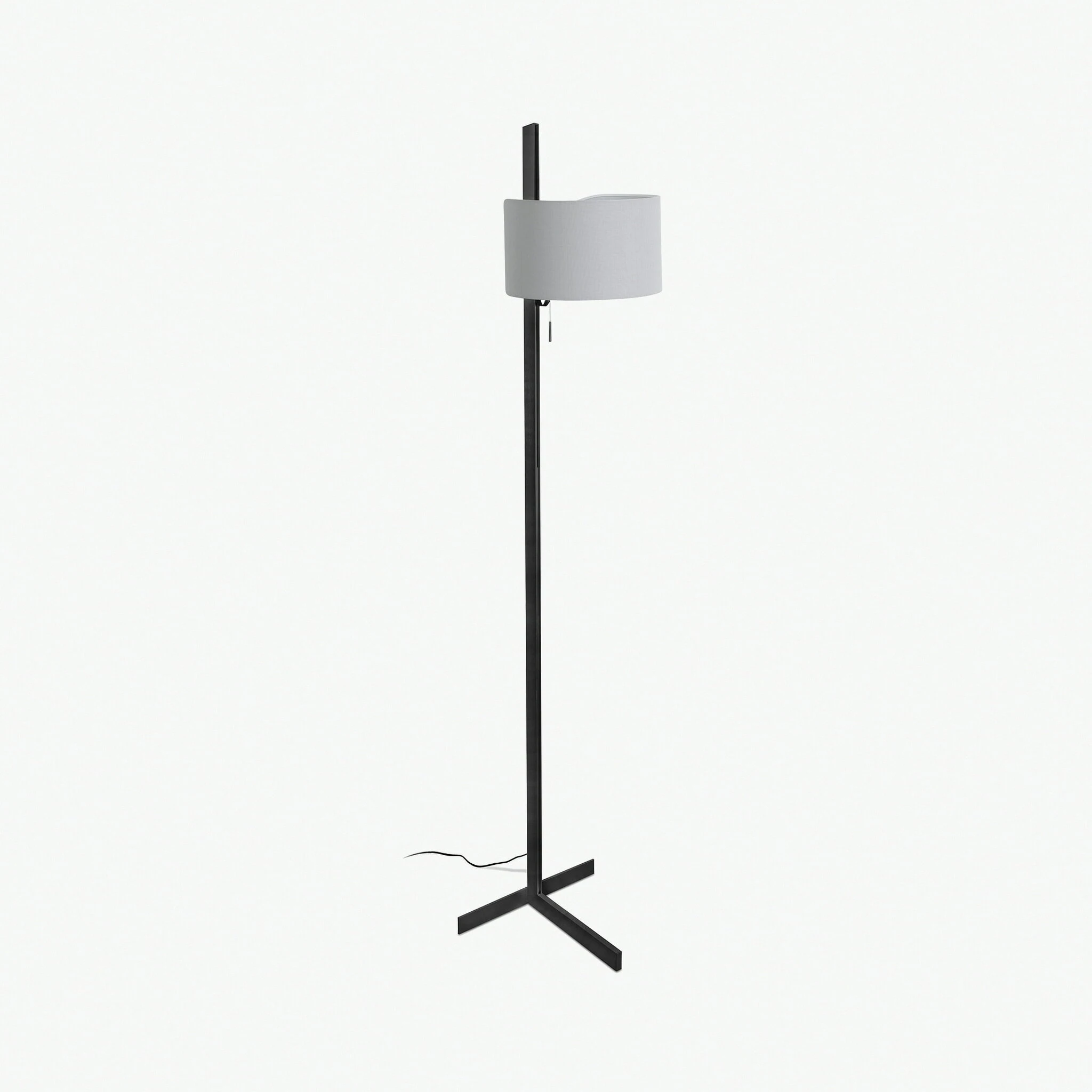 Торшер Stand Up черного и серого цвета E27 20W Faro