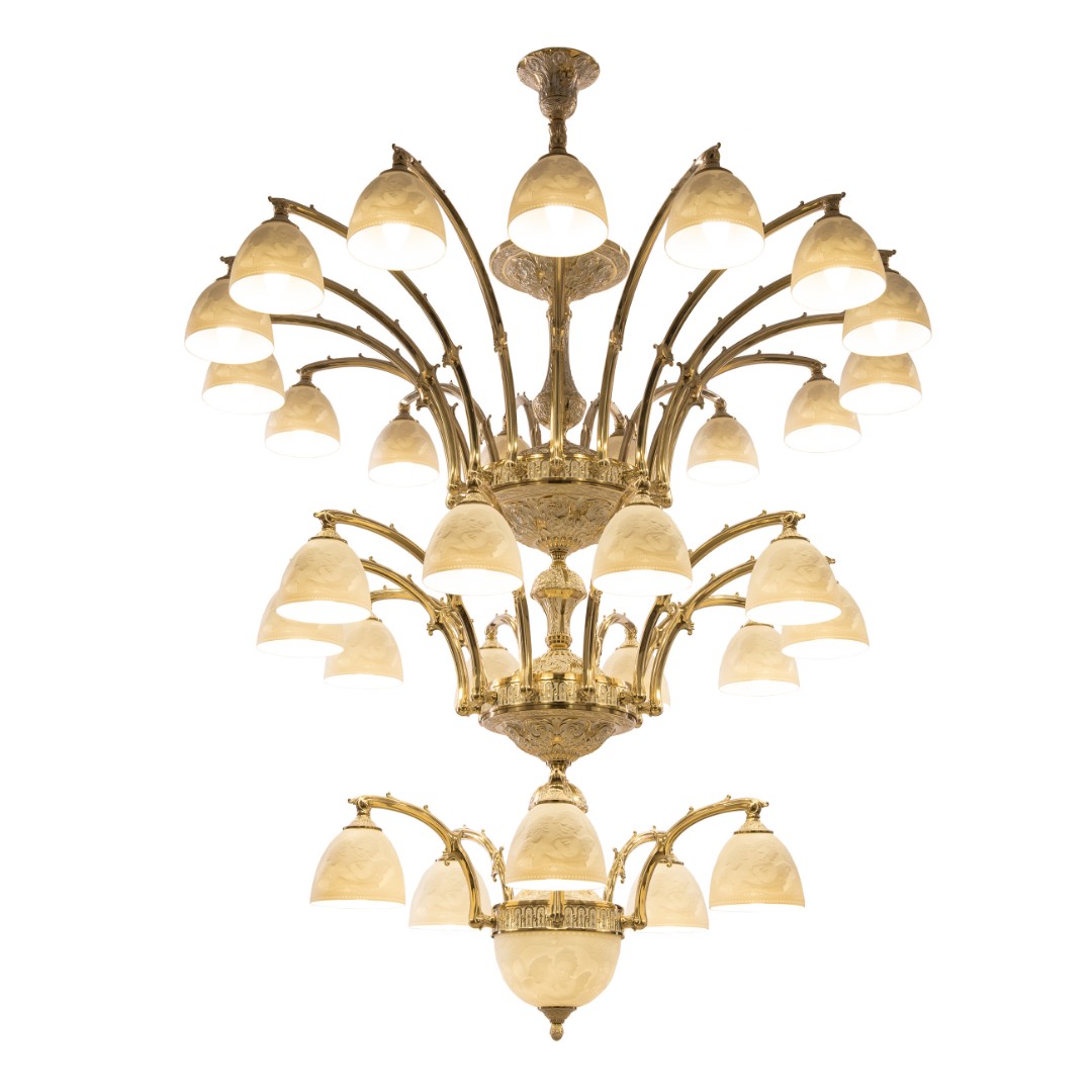 Люстра бронзовая 72111P/5+10+15/420 GW P1 D Angel