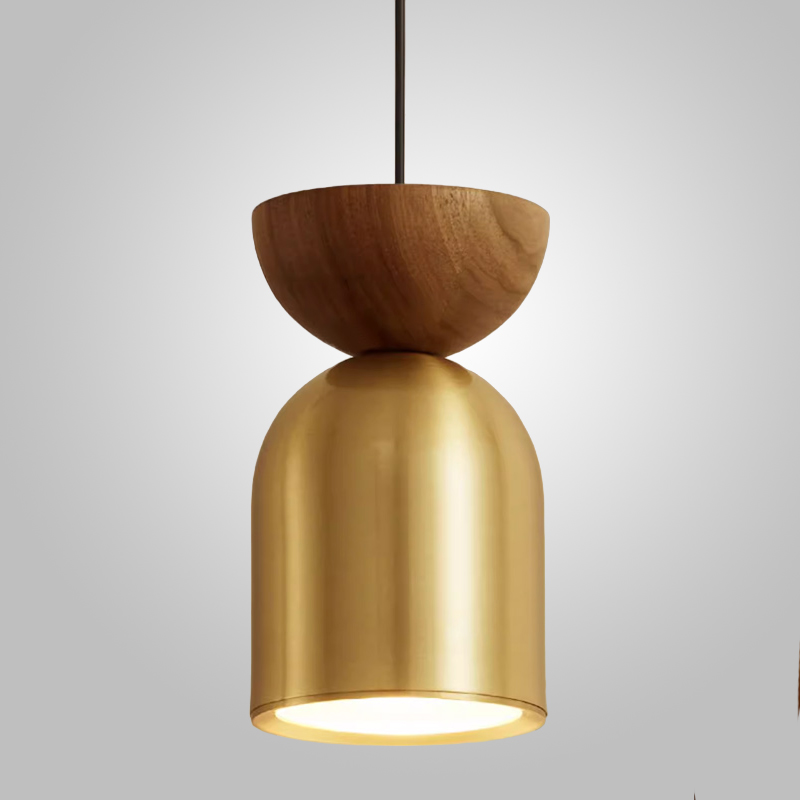 Подвесной светильник PIET WOOD Brass by ImperiumLoft