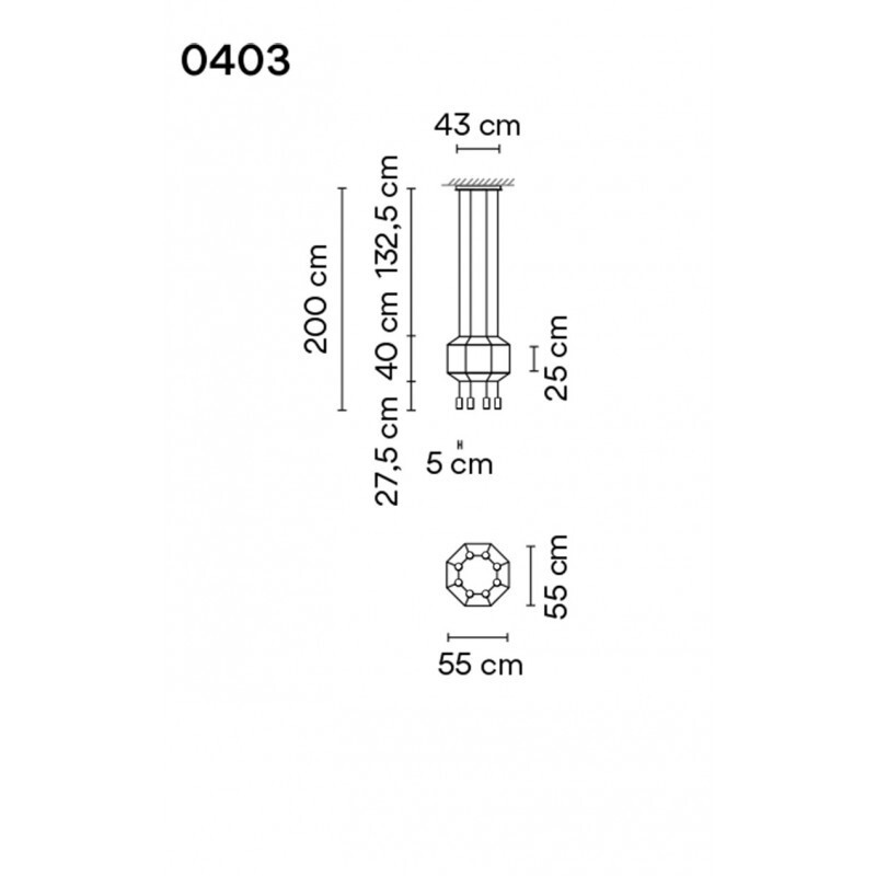 ПОДВЕСНОЙ СВЕТИЛЬНИК   VIBIA Wireflow 0403