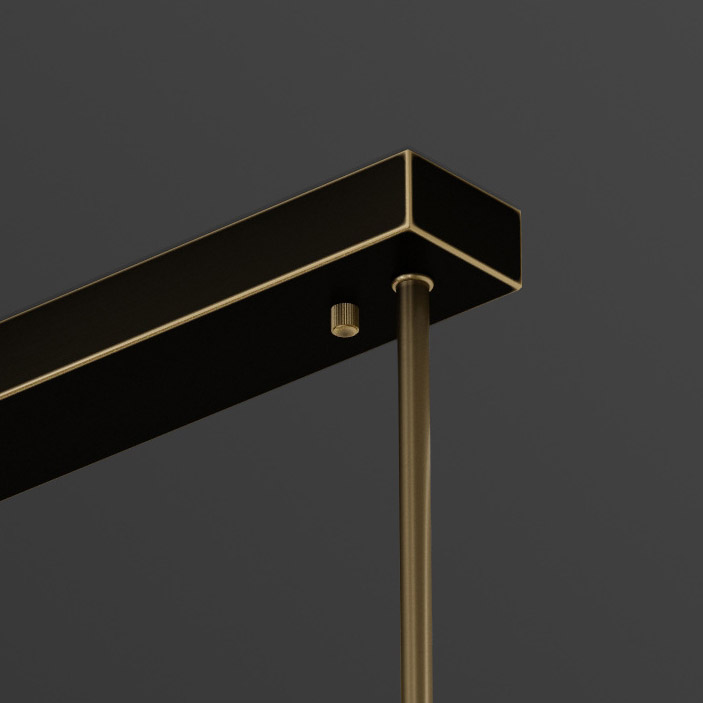 Потолочный светильник MICHAL LONG L8 Brass by ImperiumLoft