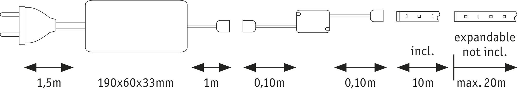 Лента светодиодная Paulmann 70907