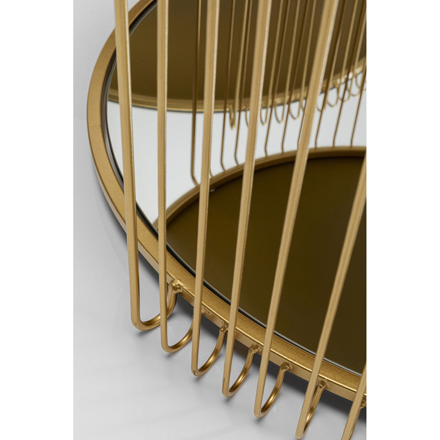 Стол кофейный Wire Double Brass (2 шт.) KARE 87674