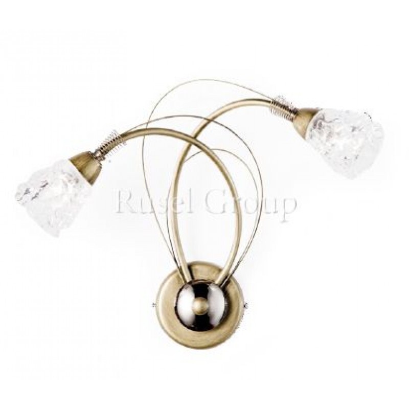 Настенный светильник Masca Luna 1865/A2 Ottone nichel