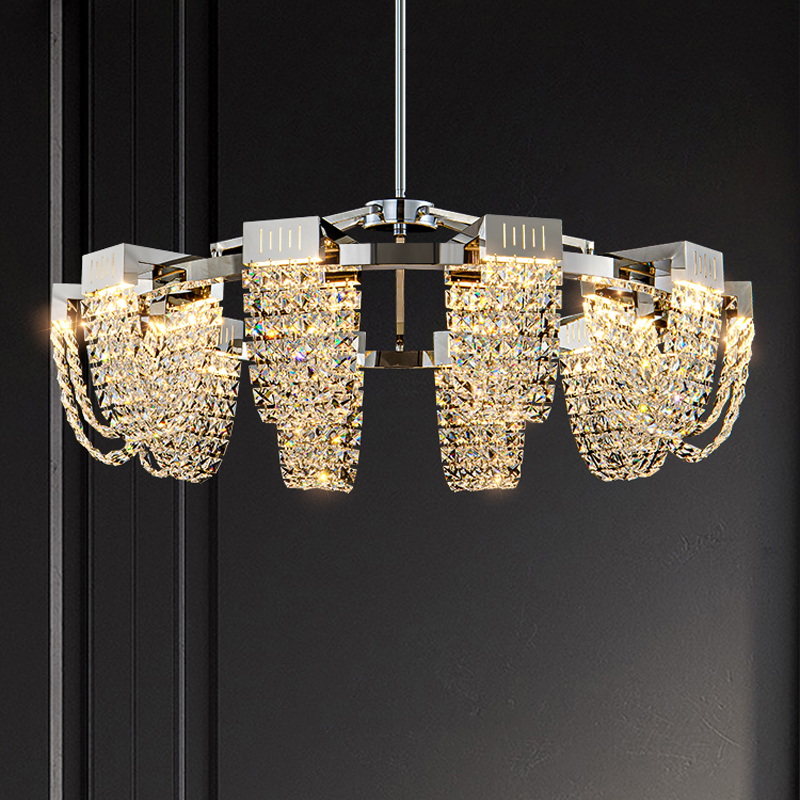 Потолочная люстра ALVARIN D80 Chrome by ImperiumLoft