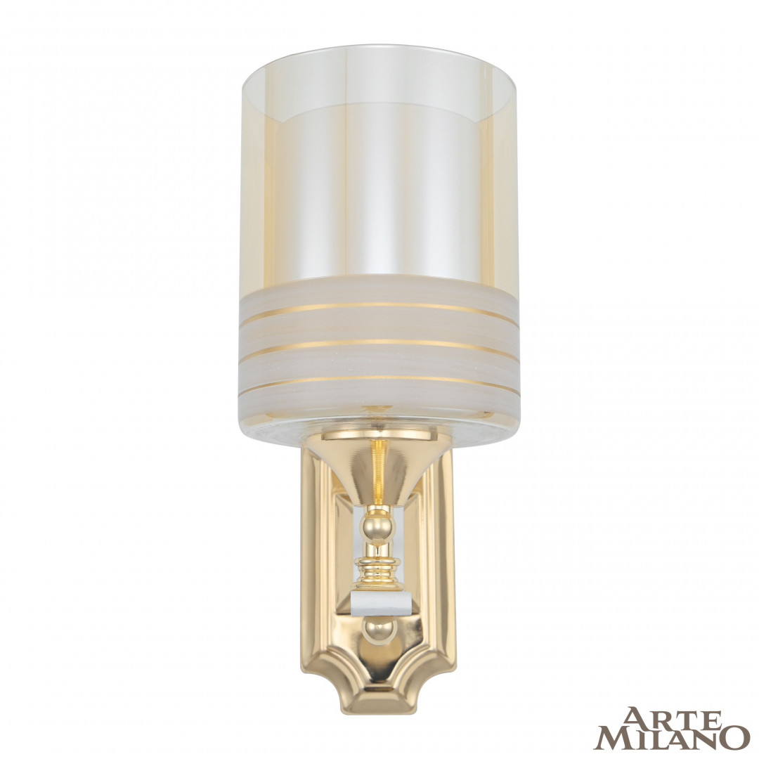 Бра с плафоном 306087/1W Wh/Gd Arte Milano