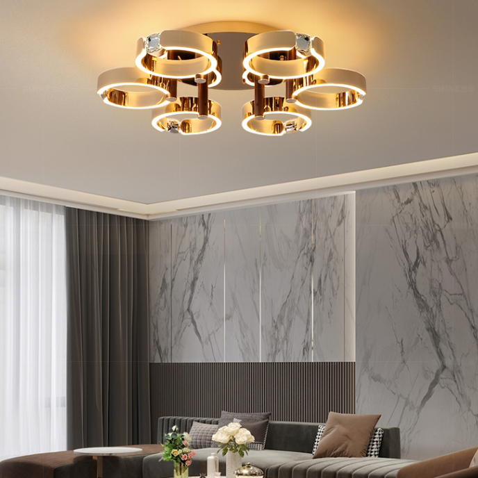 Потолочная люстра SELLIF D CH D90 Brass by ImperiumLoft