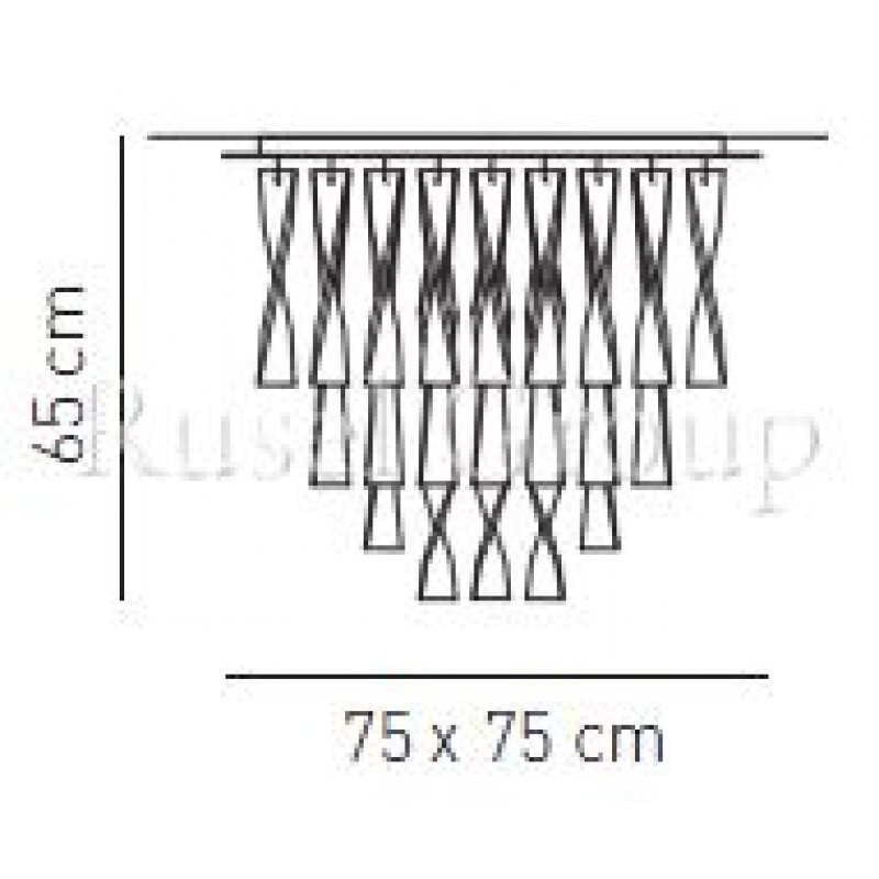 Потолочный светильник Axo Light AURA PL GR