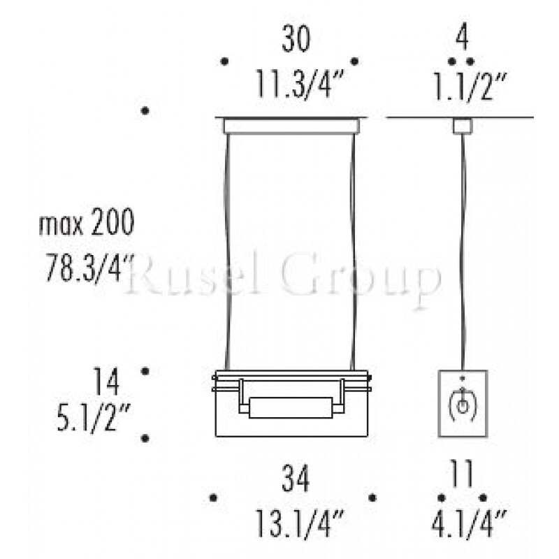 Подвесной светильник LEUCOS VITTORIA S2/C