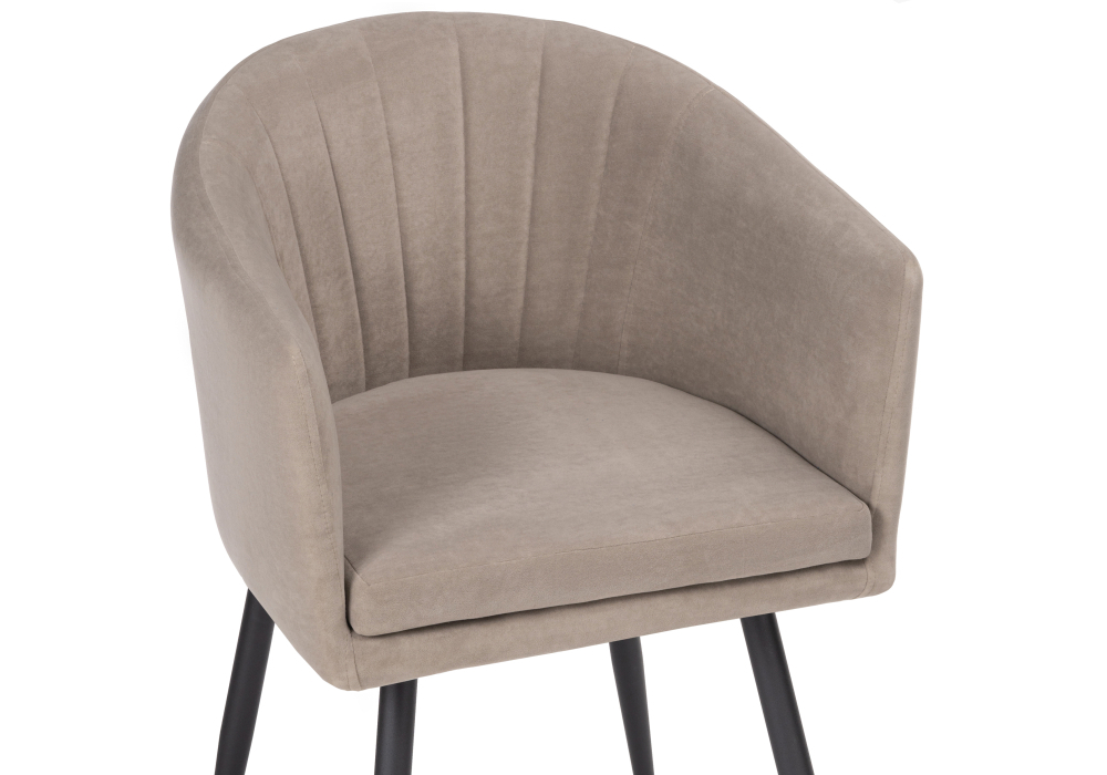 Стул Woodville Валета капучино / черный 504201