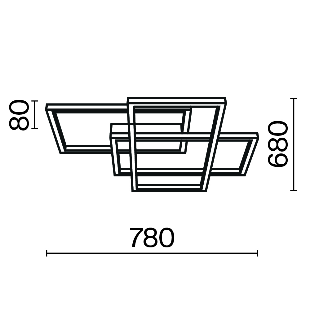 Потолочный светильник Maytoni MOD015CL-L80GK