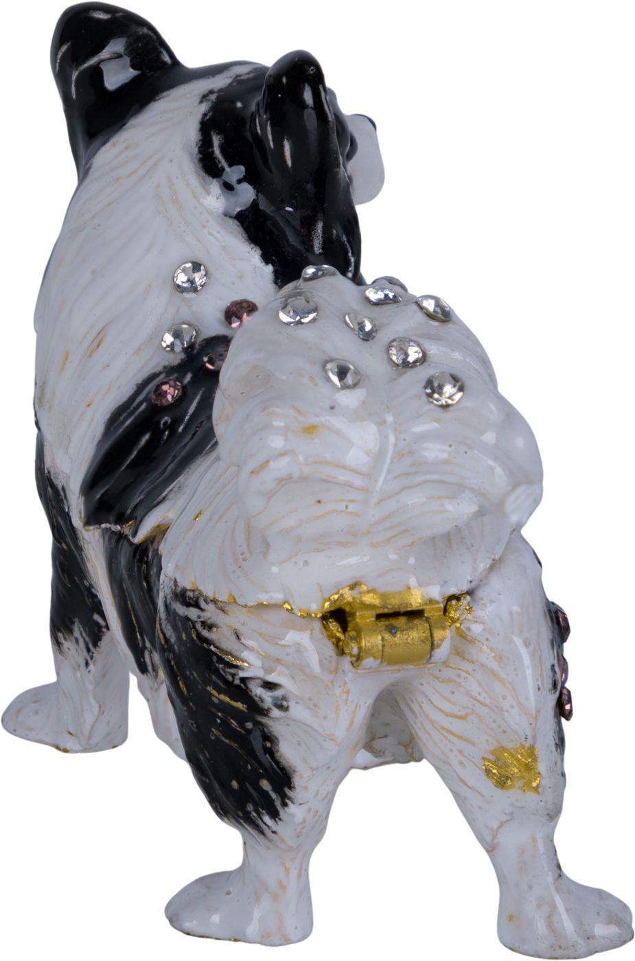 Шкатулка для драгоценностей со стразами Собачка Glasar 39-078