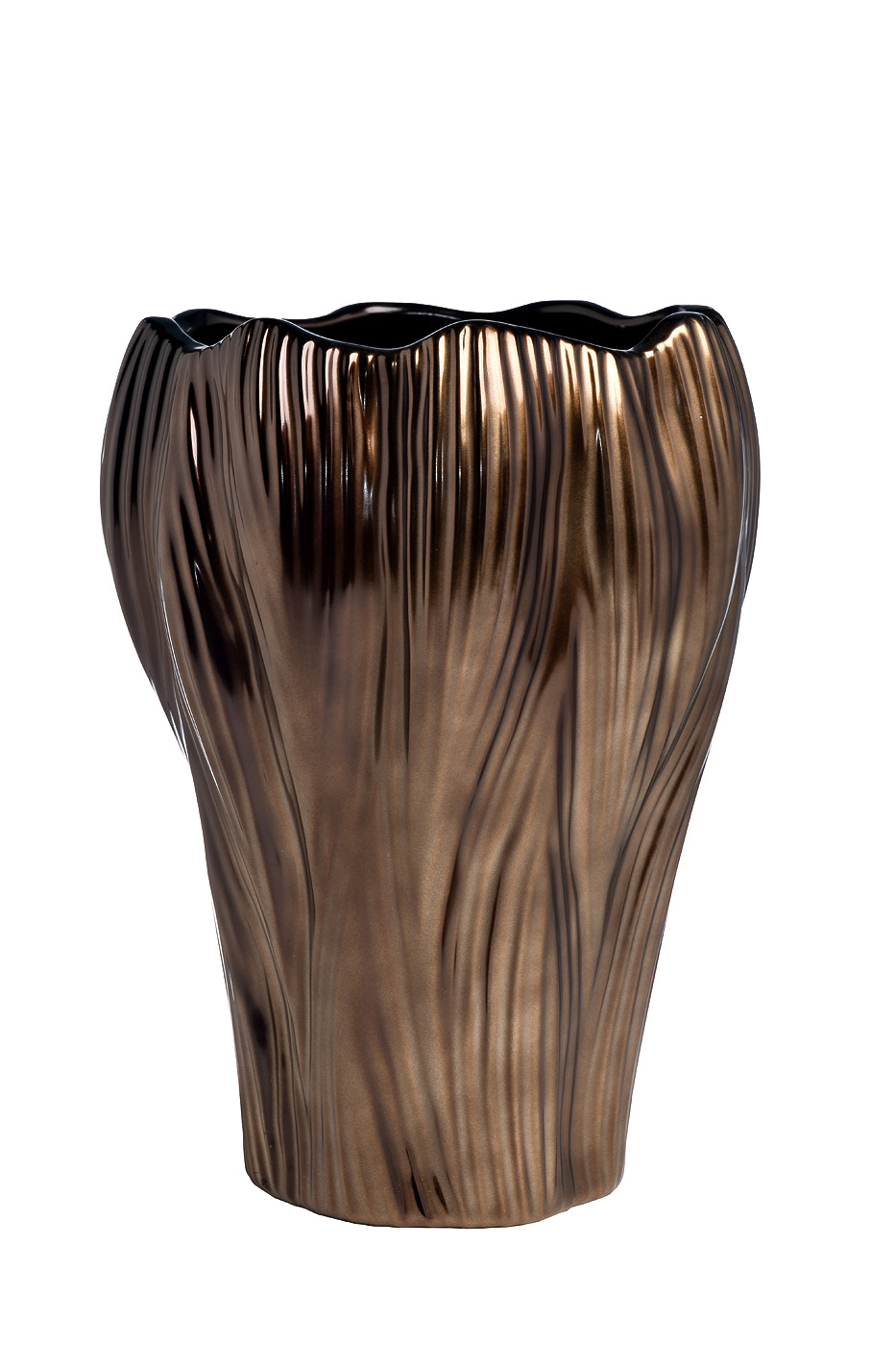 Ваза керамичемская золотая Garda Decor 18H-22300