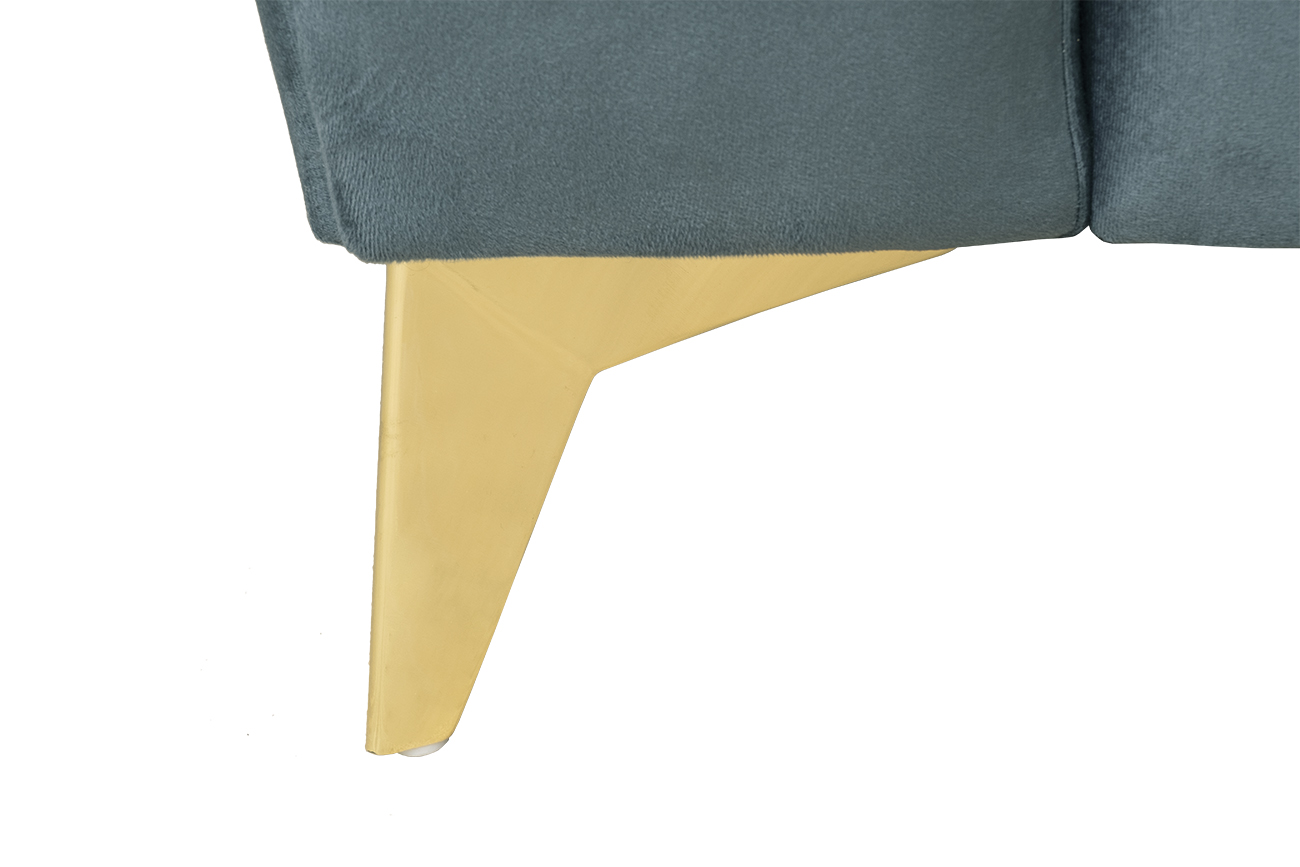 Кресло Annette велюровое бирюзовое Garda Decor ANNETTE-К-2K-Colt1004