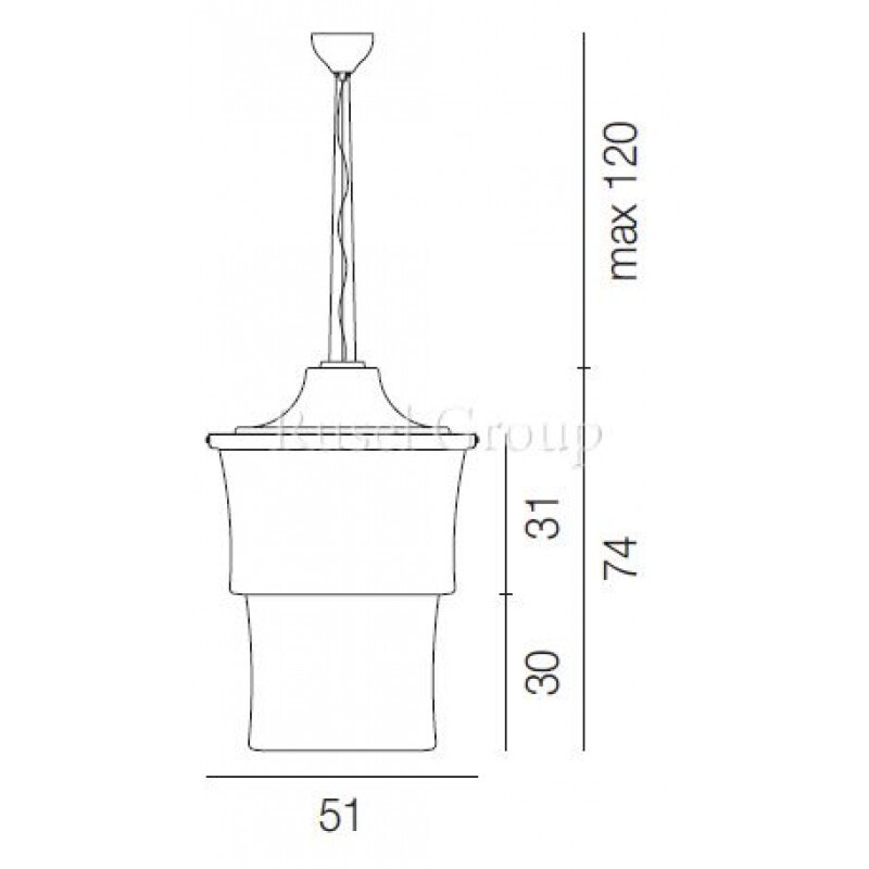 Подвесной светильник Vistosi PAGODA SP 51 2