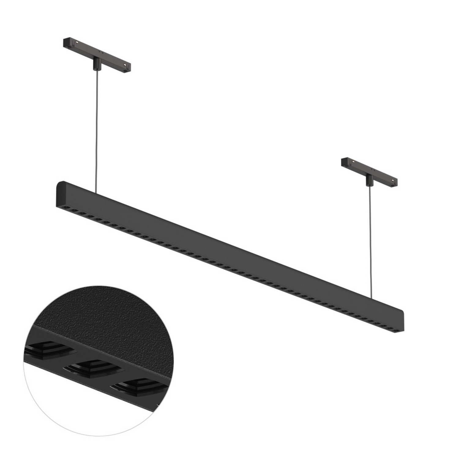 Светодиодный светильник для магнитной системы Ledron Sagi Style T 1010 Black 4000K