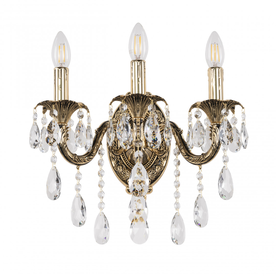Бра с хрустальными подвесками AL7901B10/3/175 B GB Bohemia Ivele Crystal
