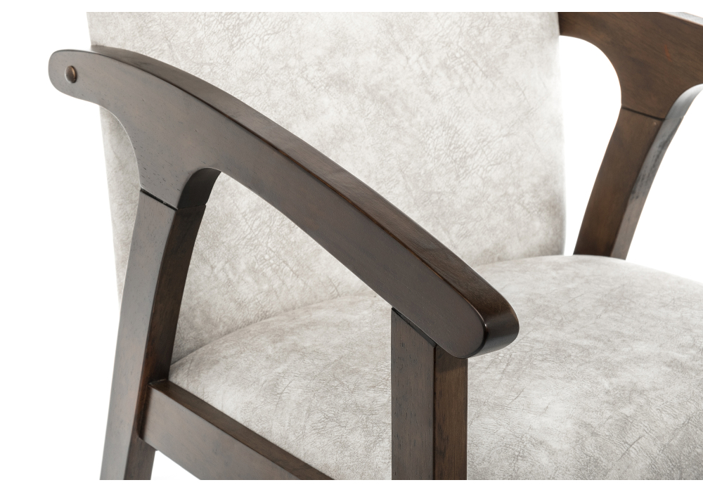 Стул деревянный Woodville Lono tobacco / light grey 11387