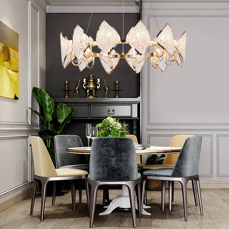 Люстра в стиле арт-деко Epica из хрусталя by ImperiumLoft