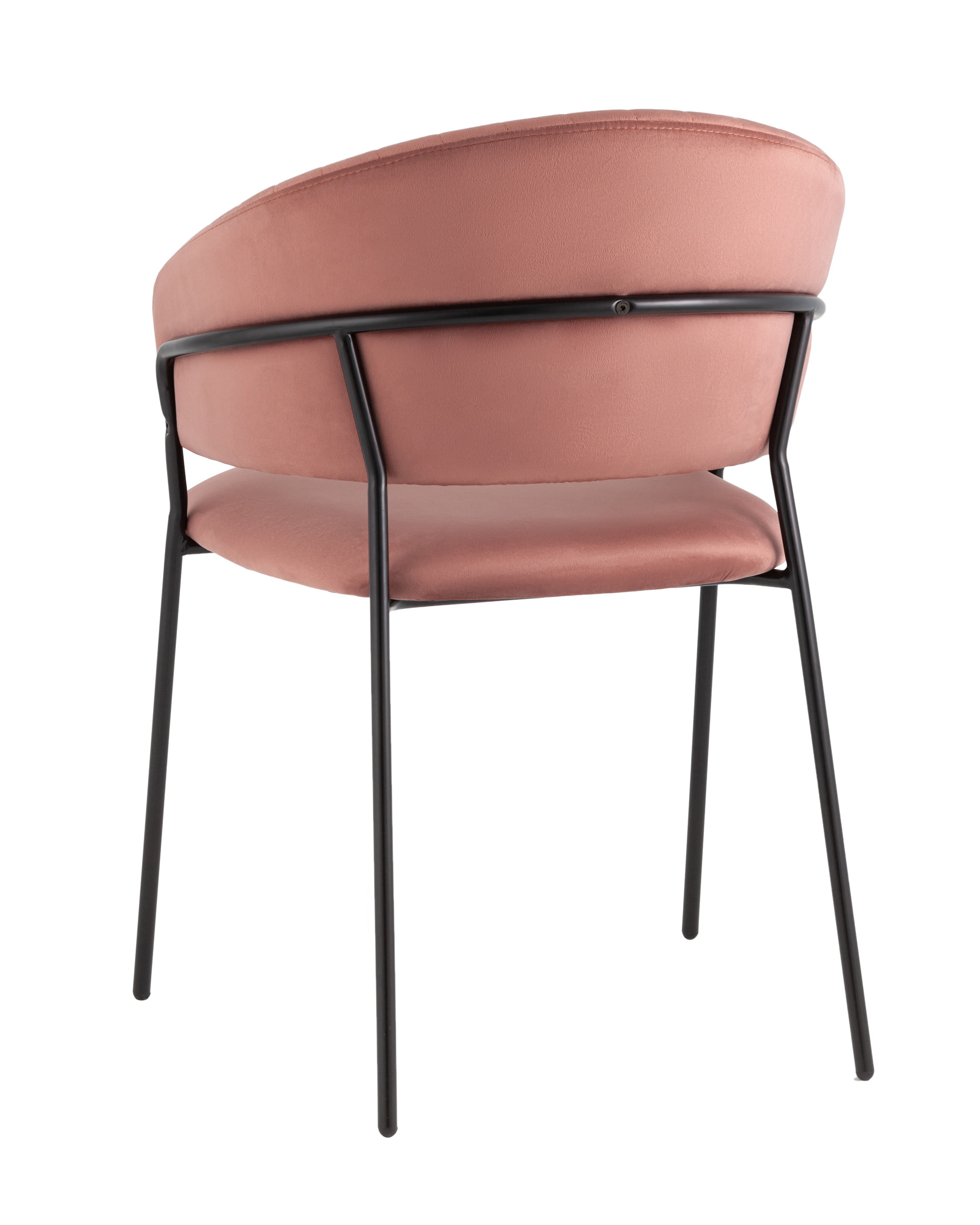 Стул Бруно велюр пыльно-розовый Stool Group