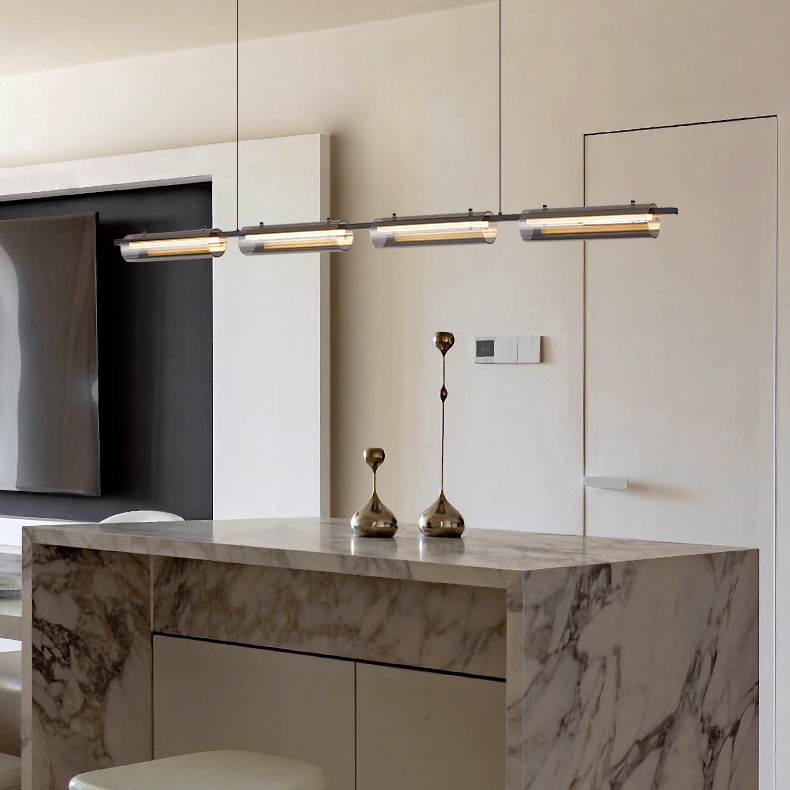 Реечный, рядный светильник SIMER LONG L168 Black by ImperiumLoft