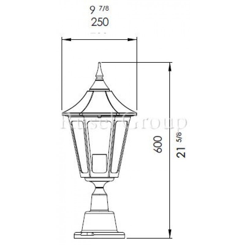 Уличный светильник Kolarz ESAGONALE 94023