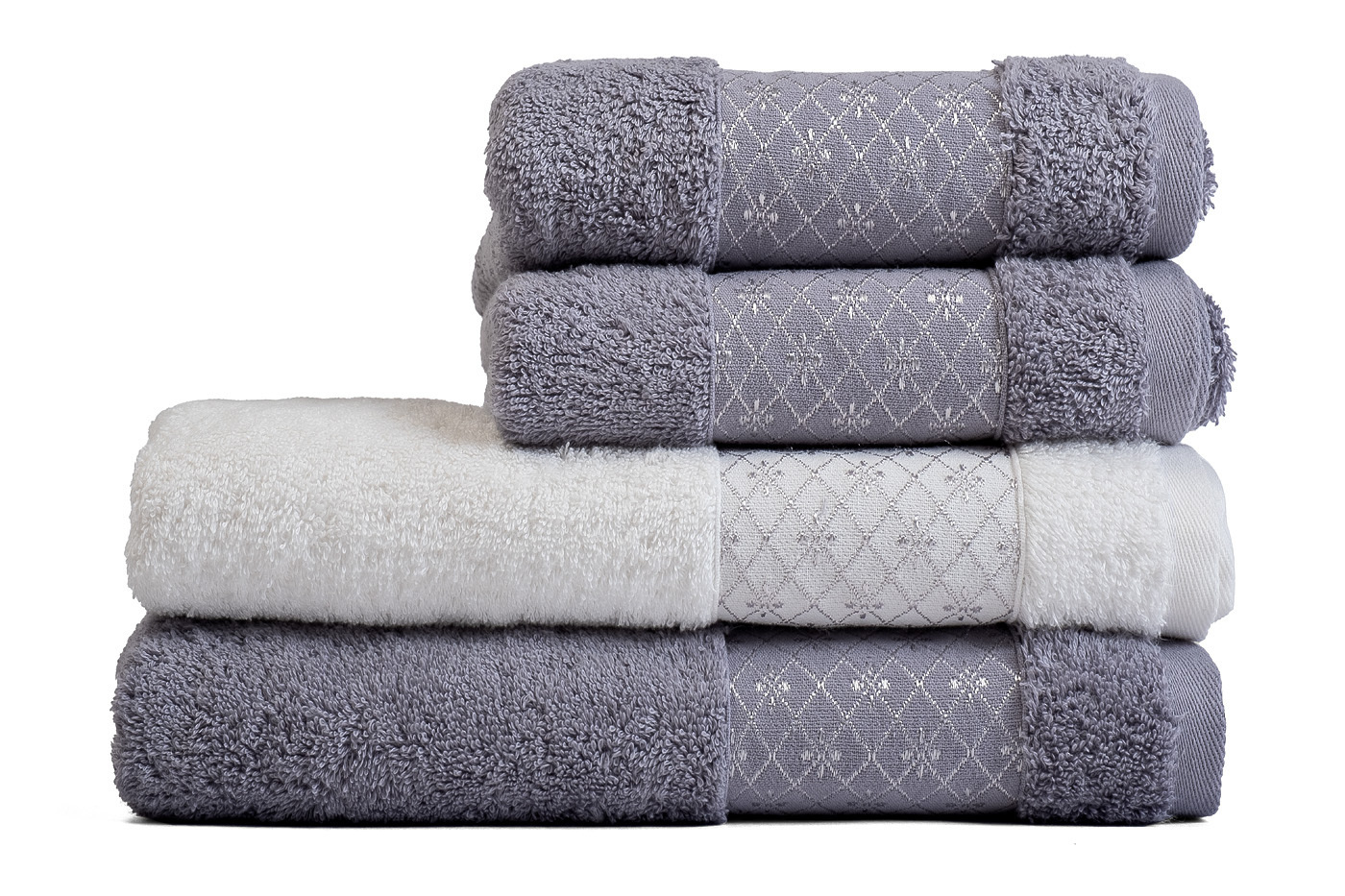 Полотенце "Венера" махровое 70*140 серое Garda Decor 105TD-CP7014050-POL SER