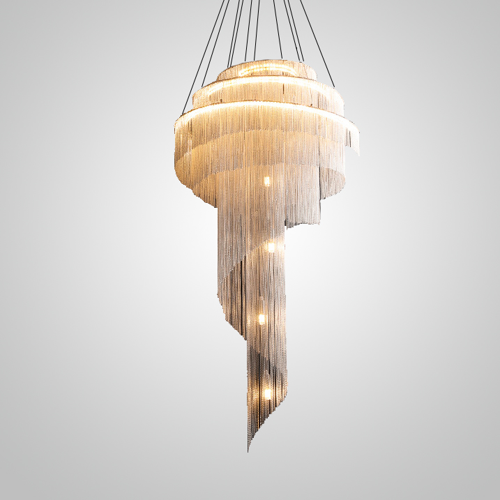 Подвесная люстра CONCORDIA GOLD D80 Chrome by ImperiumLoft