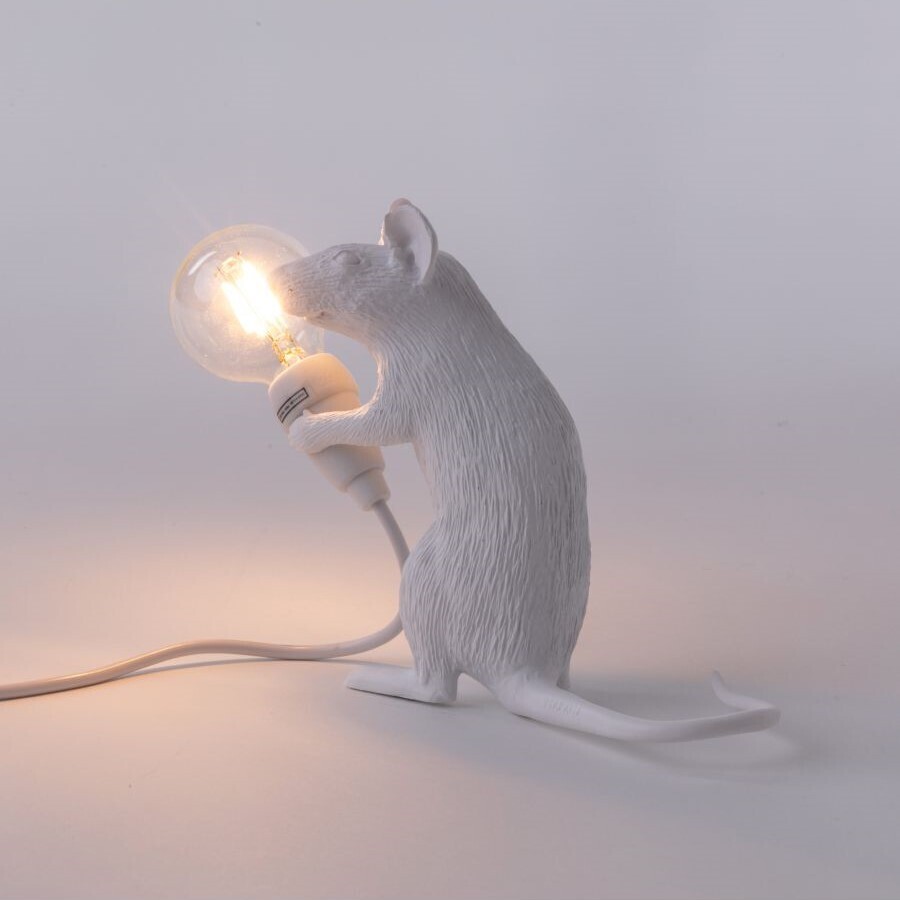 Настольная лампа Seletti Mouse Lamp Sitting USB 15221