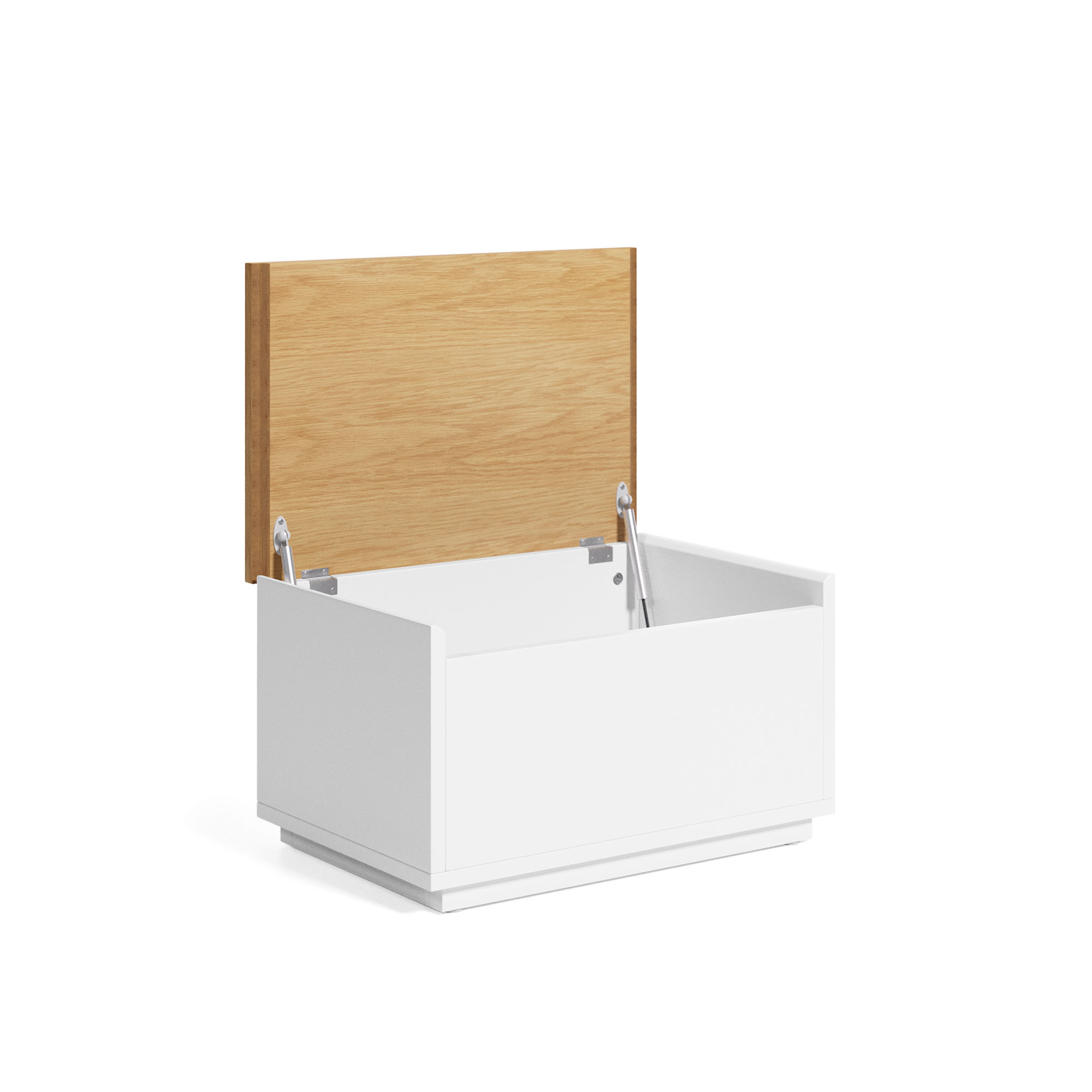 Abilen Сундук из шпона дуба и белого лака 60 x 40 см FSC 100% La Forma (ex Julia Grup)