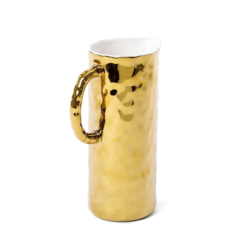 Кувшин Seletti Fingers Porcelain Gold 09936