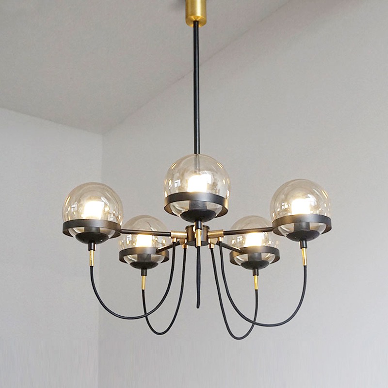 Потолочный светильник ORBIT L8 Black by ImperiumLoft