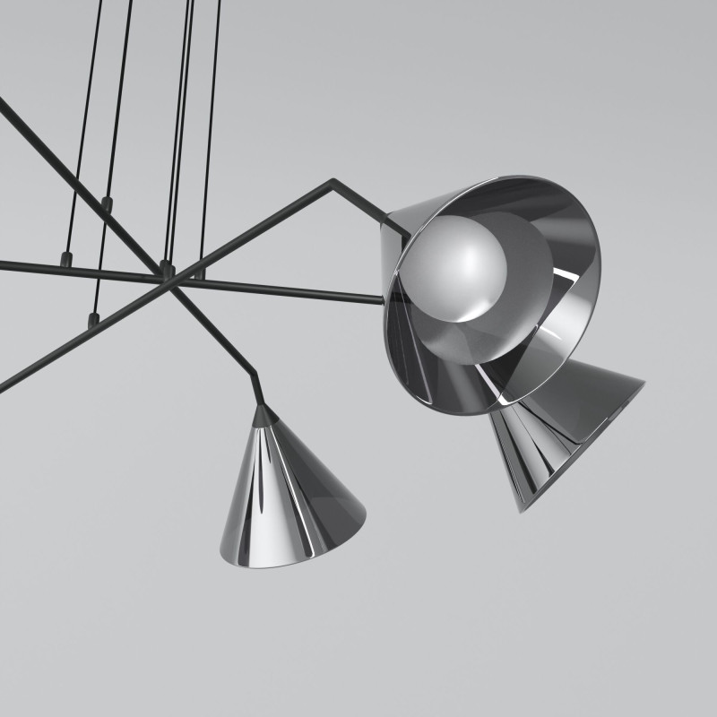 Подвесной светильник Eurosvet 70161/6 черный