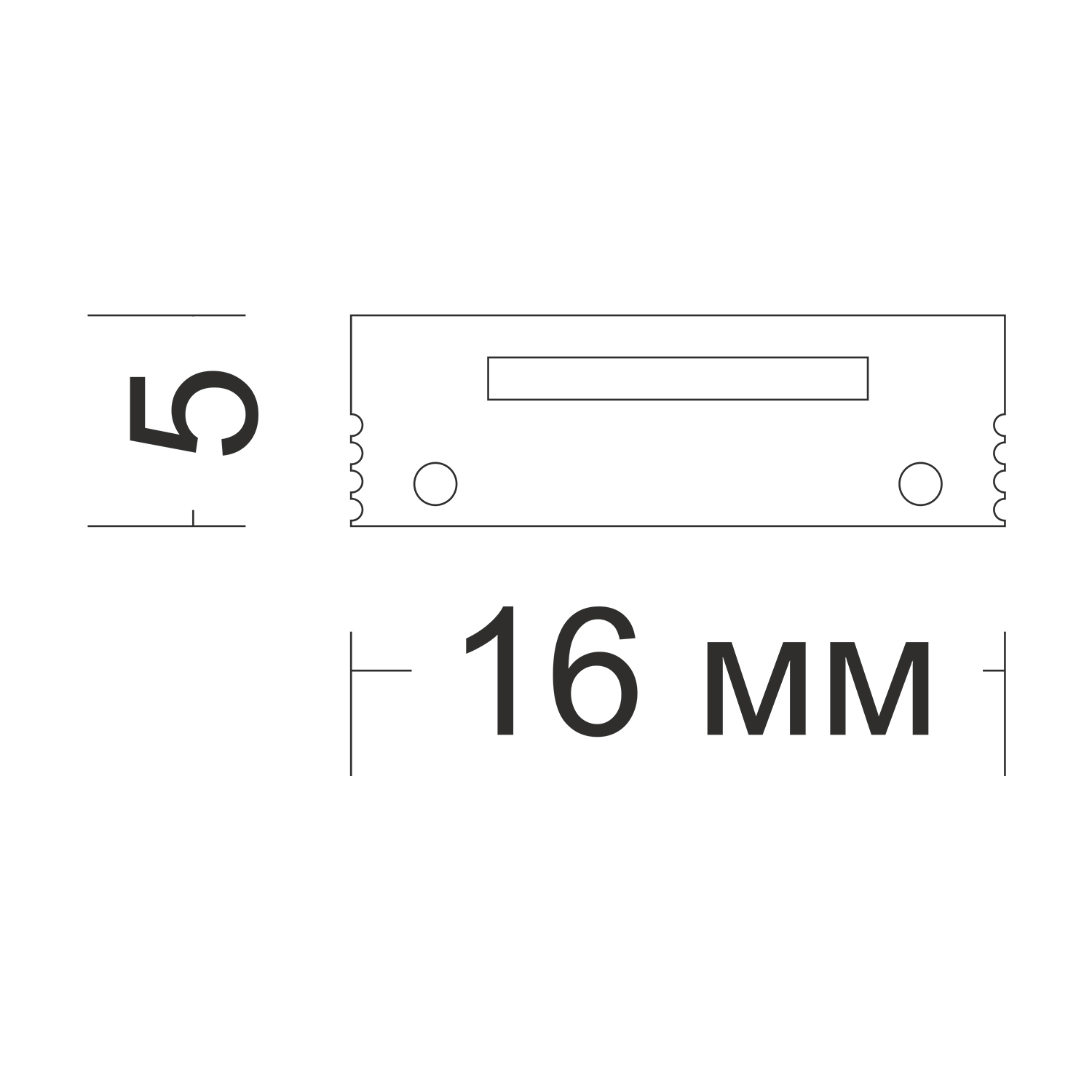 Комплект заглушек для накладного профиля Mic-Z Black