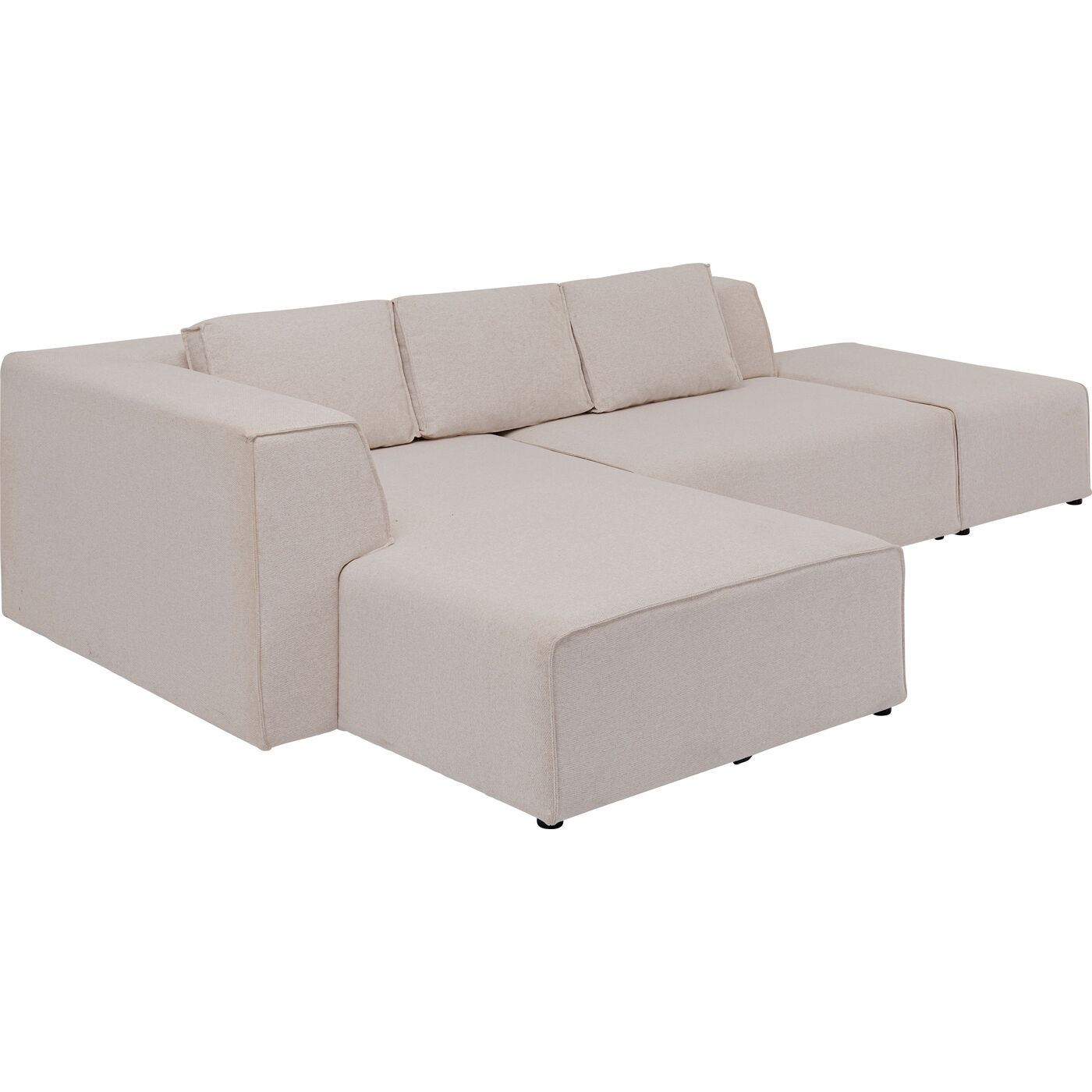 Диван угловой левосторонний Infinity Ottomane Creme Left KARE 85493