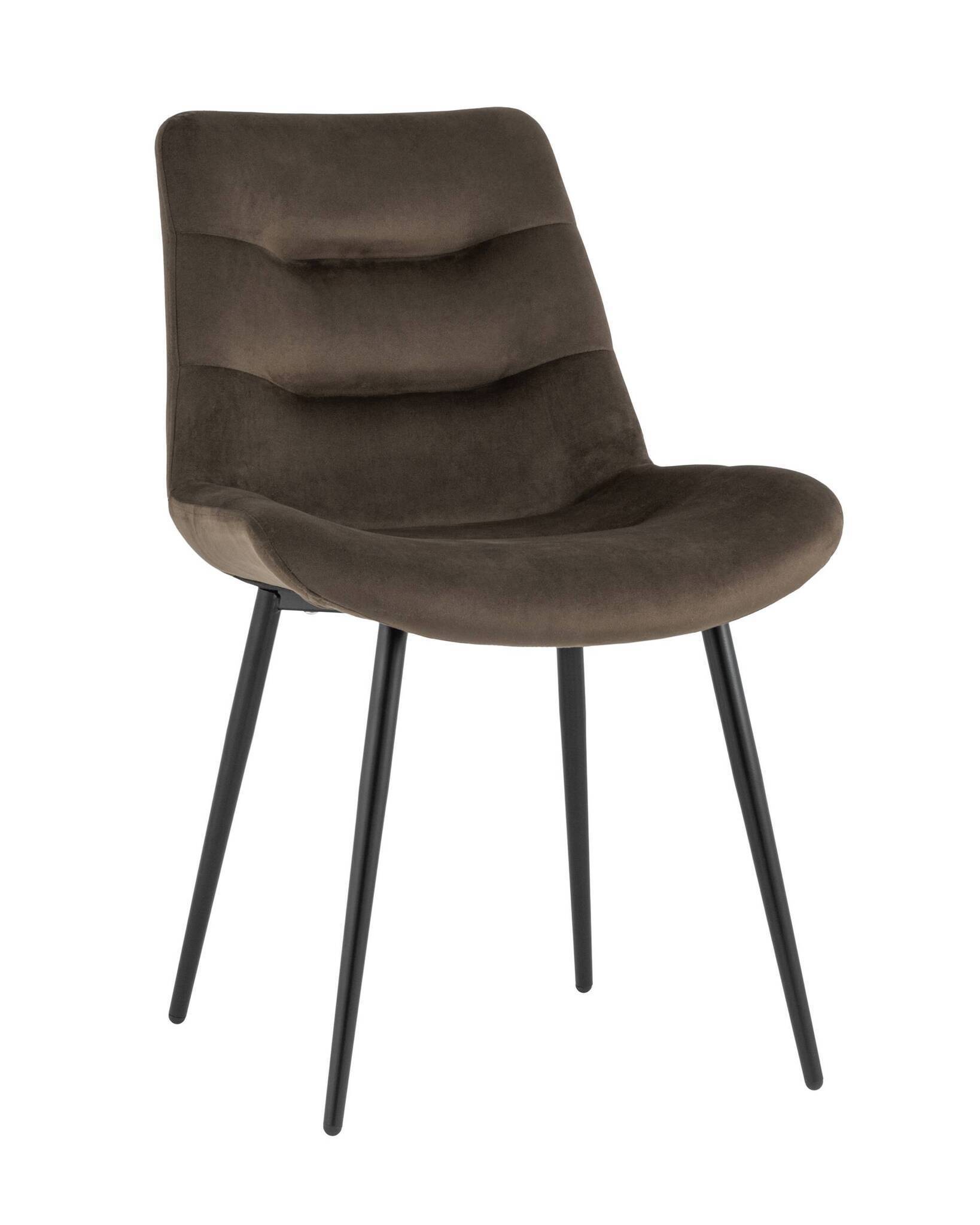 Стул Остин велюр тёмно-коричневый Stool Group