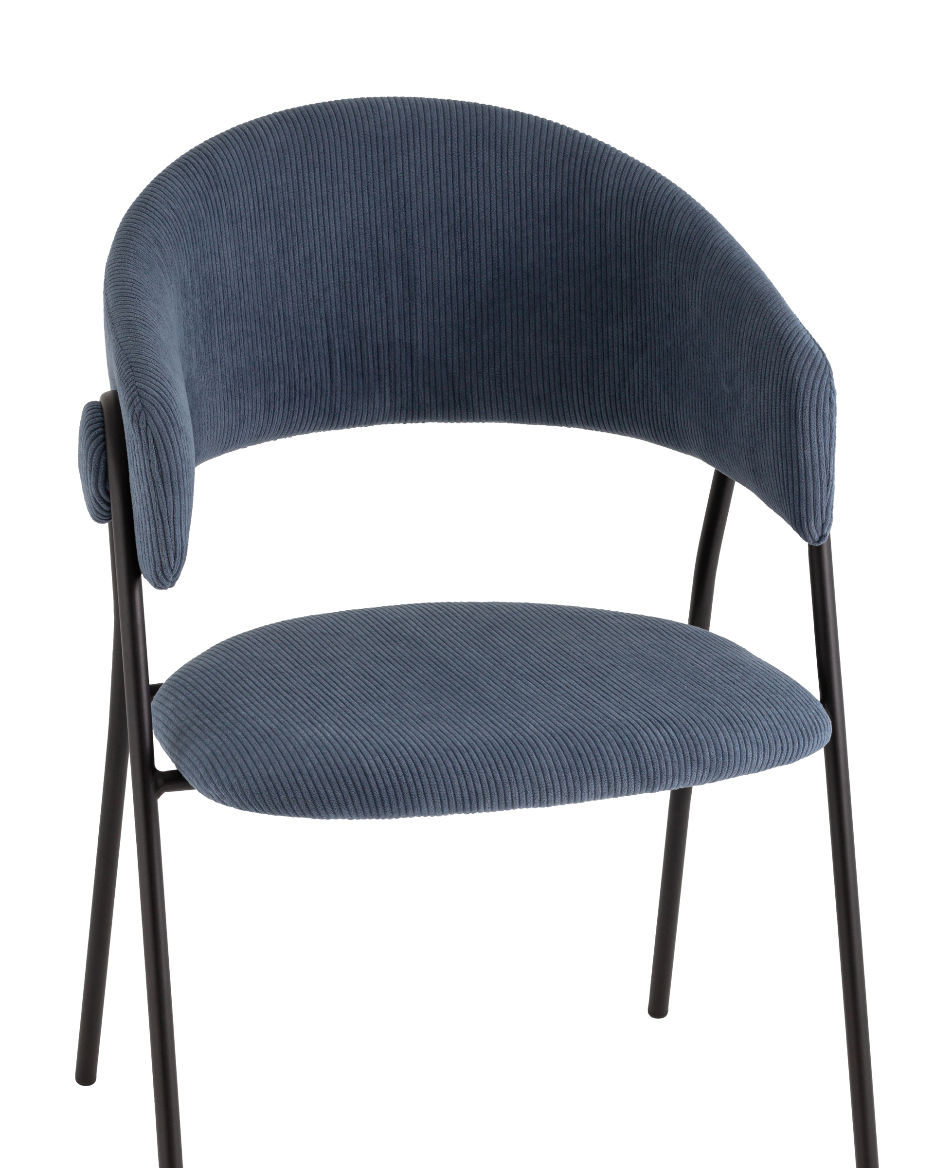 Стул Колин NEW вельвет пыльно-синий Stool Group