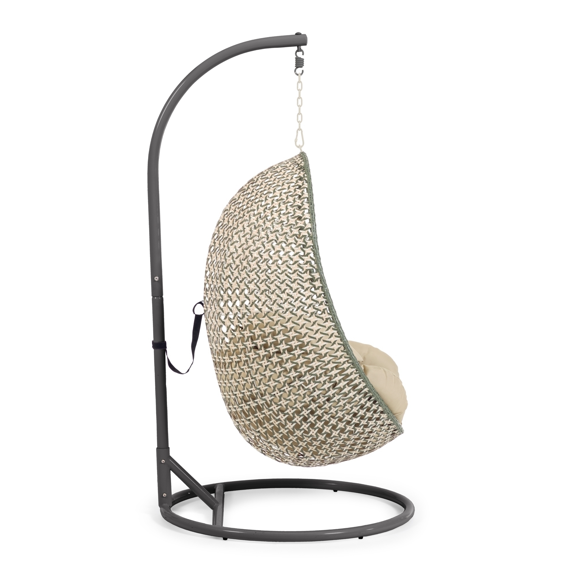 Cira Многоцветное подвесное кресло с темно-серым основанием La Forma (ex Julia Grup)