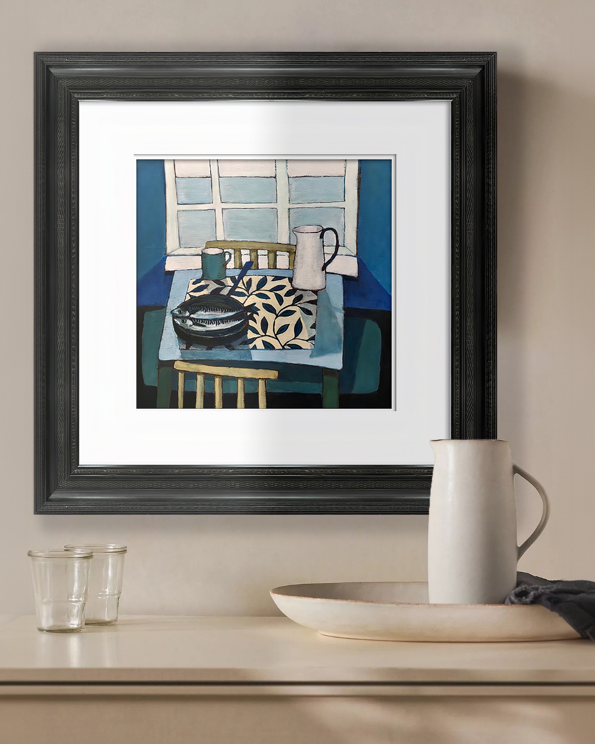 Интерьерное жикле Mackerel and jug Louvre Home PP230257