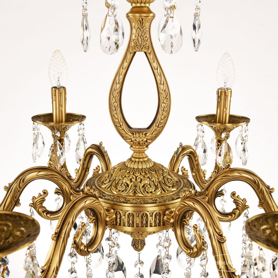 Люстра бронзовая с хрусталём 71301/6/210 A FP