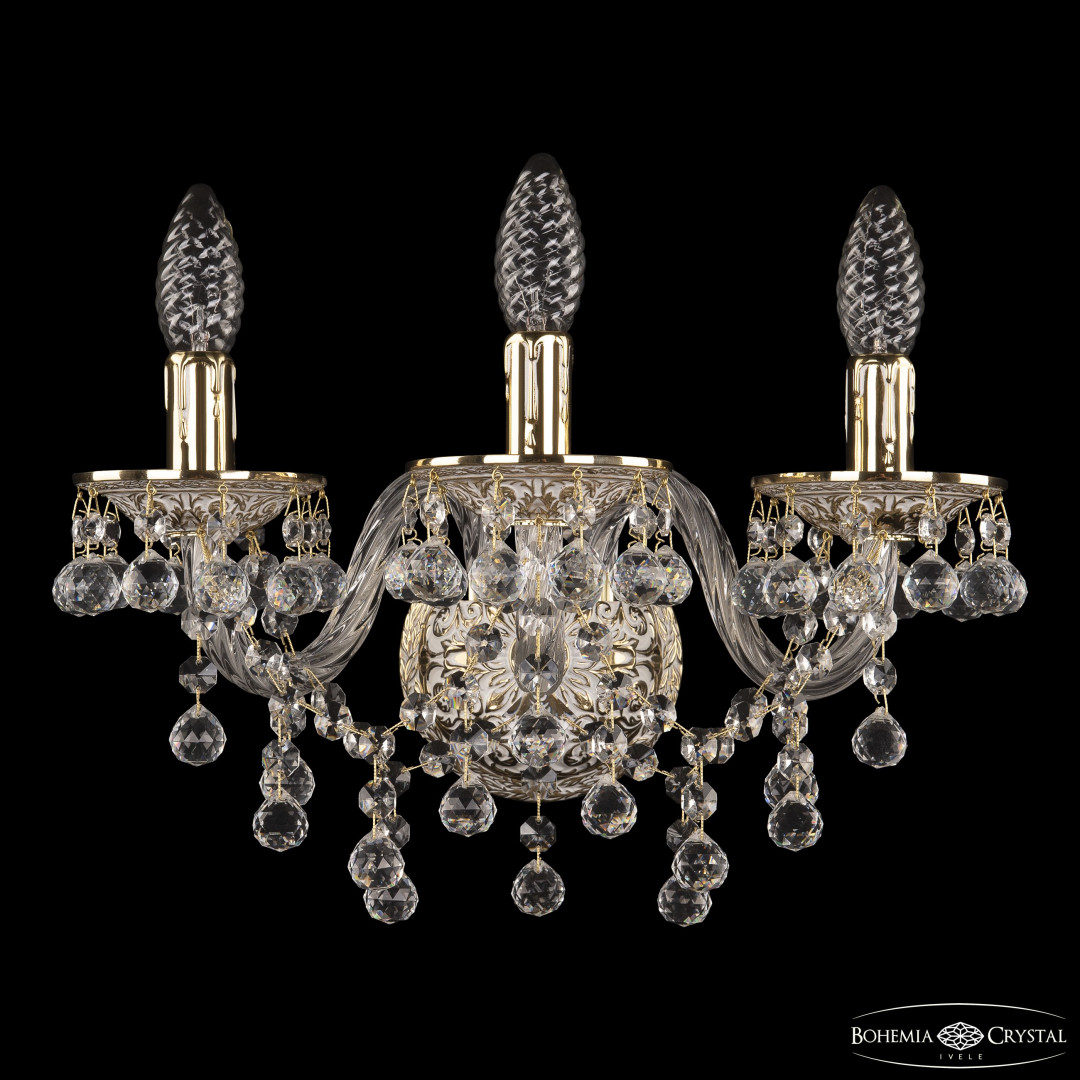 Бра хрустальные 16209B/3/141 GW Bohemia Ivele Crystal
