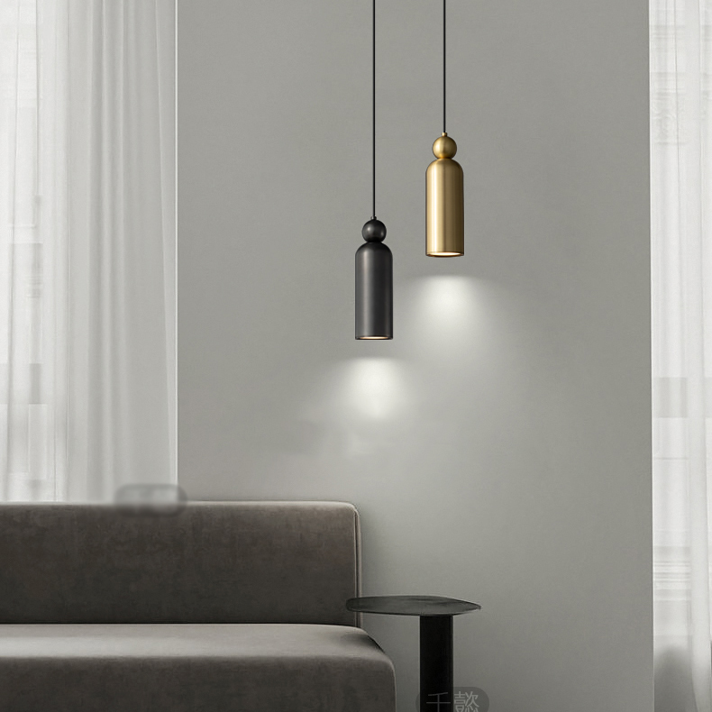 Подвесной светильник LEFFE DUO Brass Black by ImperiumLoft