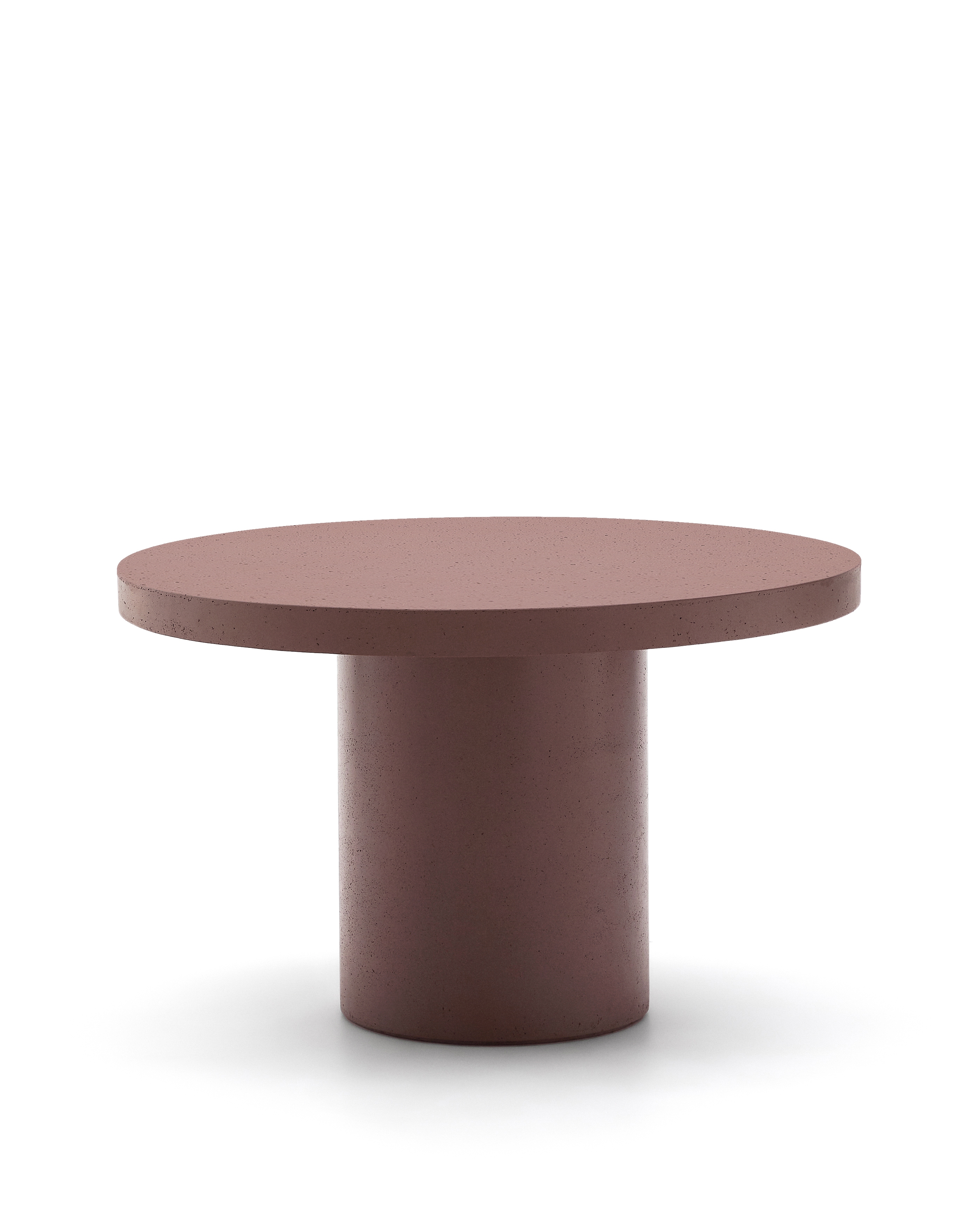Aiguablava Журнальный столик терракотовый цементный Ø120 см La Forma 251192