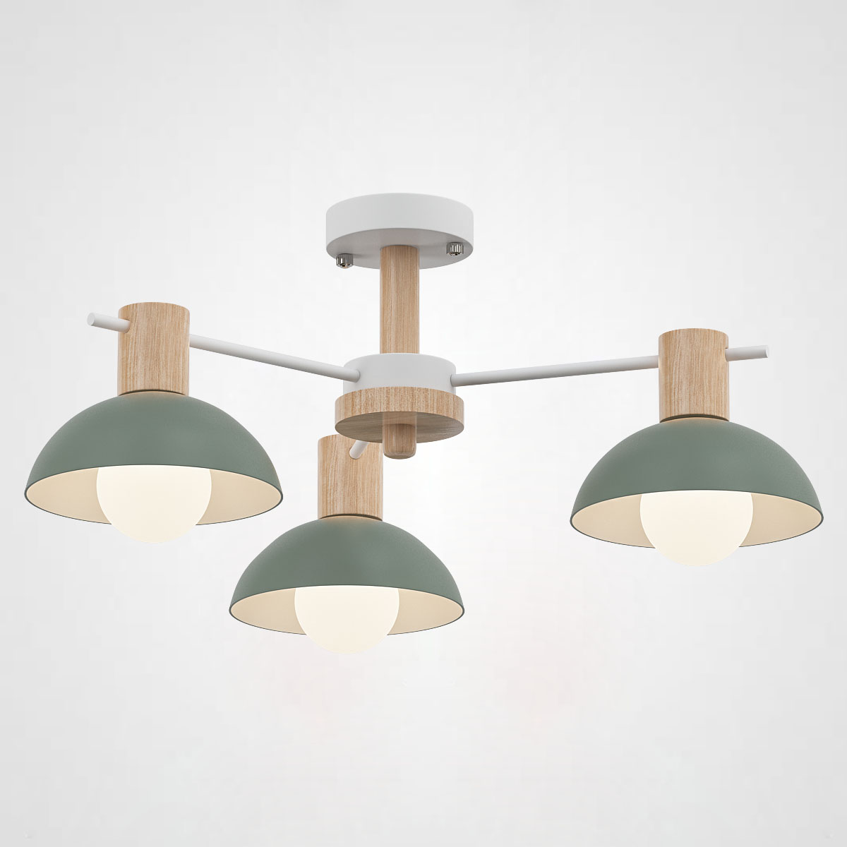 Люстра на штанге DOS D58 Green by ImperiumLoft