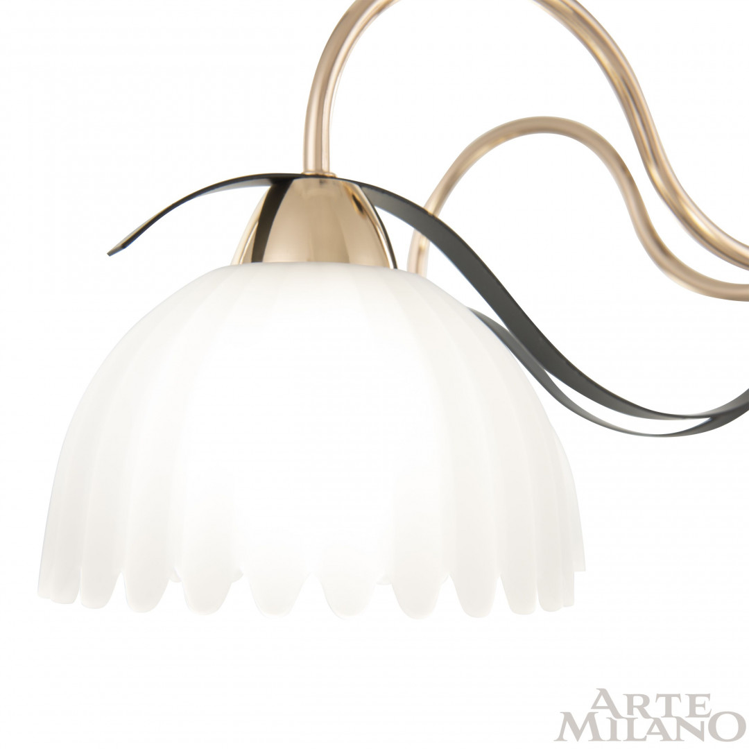 Люстра с плафонами 327306/3 FG+BK Arte Milano