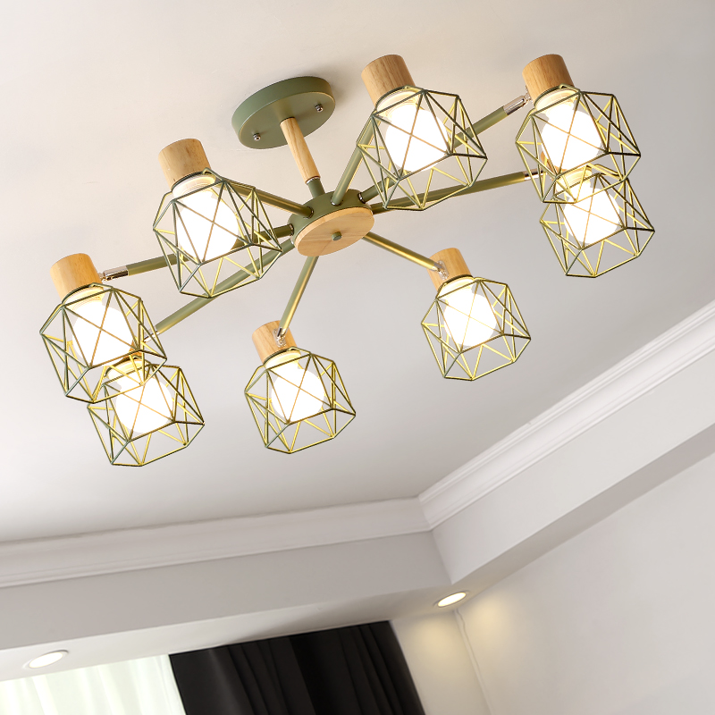 Потолочная люстра CORF B3 Black 3 lamps by ImperiumLoft