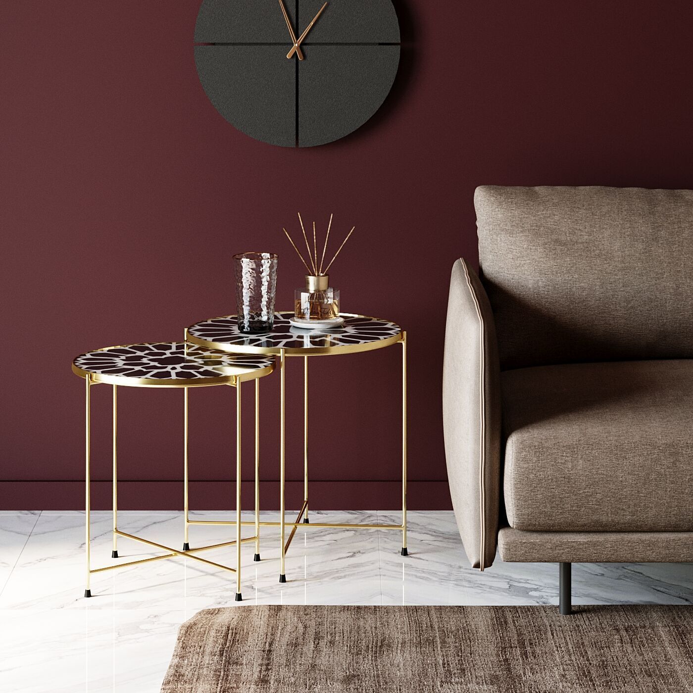 Столик приставной KARE Priya 86274