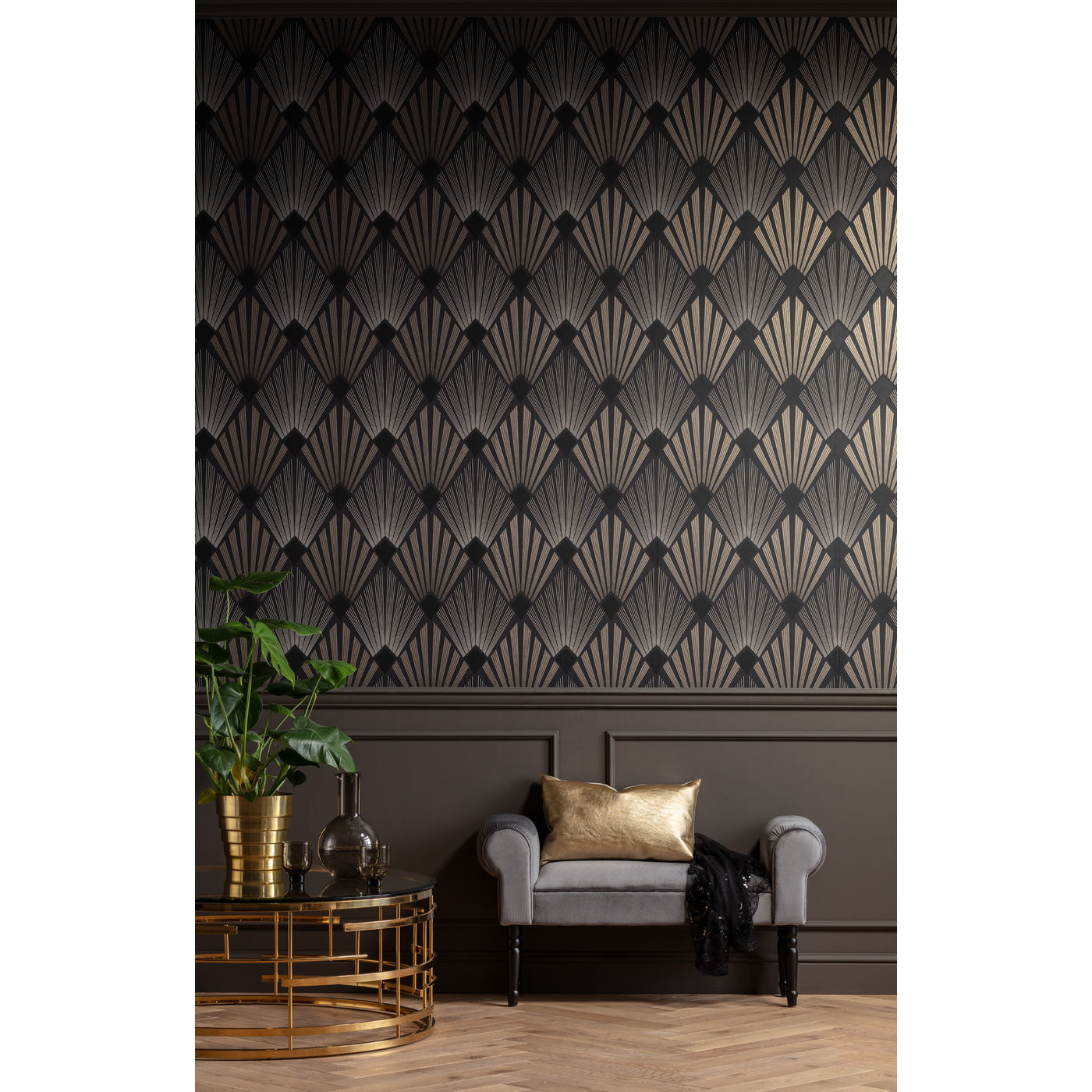 Скамья с подлокотниками Wing 83984 KARE