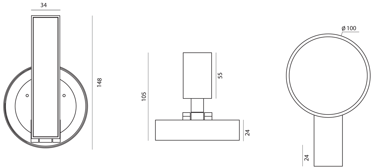 Светодиодный светильник для магнитного шинопровода Donolux DL18791/Black Bronze 12W